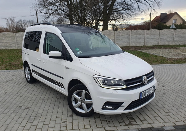 Volkswagen Caddy cena 47500 przebieg: 300000, rok produkcji 2015 z Dobiegniew małe 596